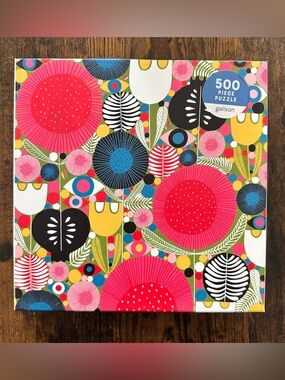 Galison Puzzle, Eyes in the Garden, 500 pieces